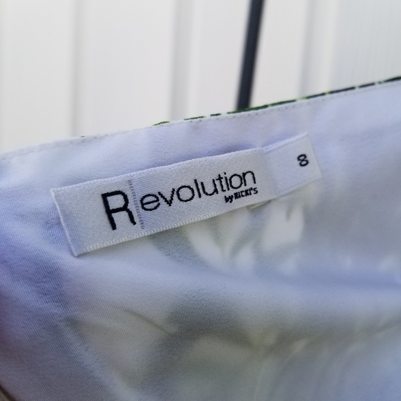 Revolution botanical empire maxi green and blue beach dress 8 - Picture 8 of 13